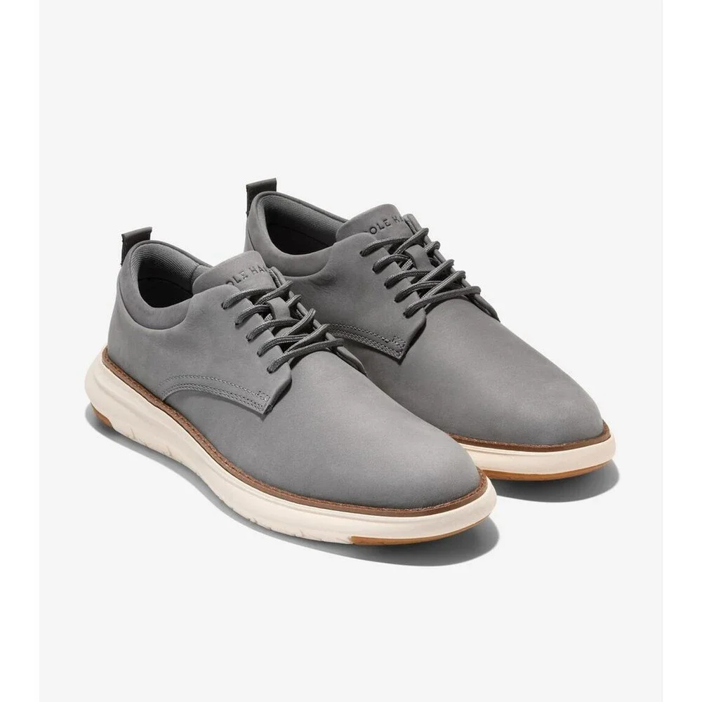 Cole Haan Grand Remix C40424 Oxford Mens US 8.5 Quiet Shade Leather Shoes VER426